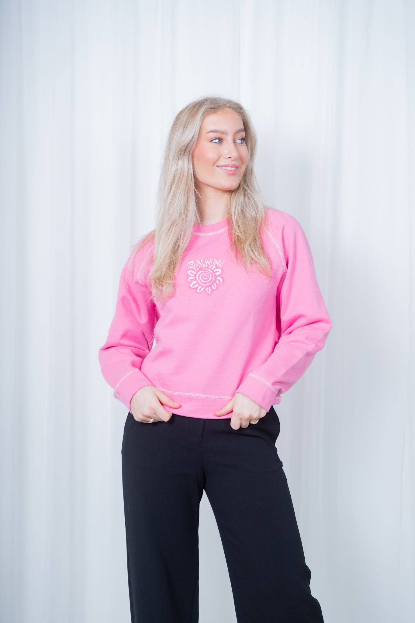 Isoli Raglan Solid Sweatshirt Wild Orchid – Lulushop