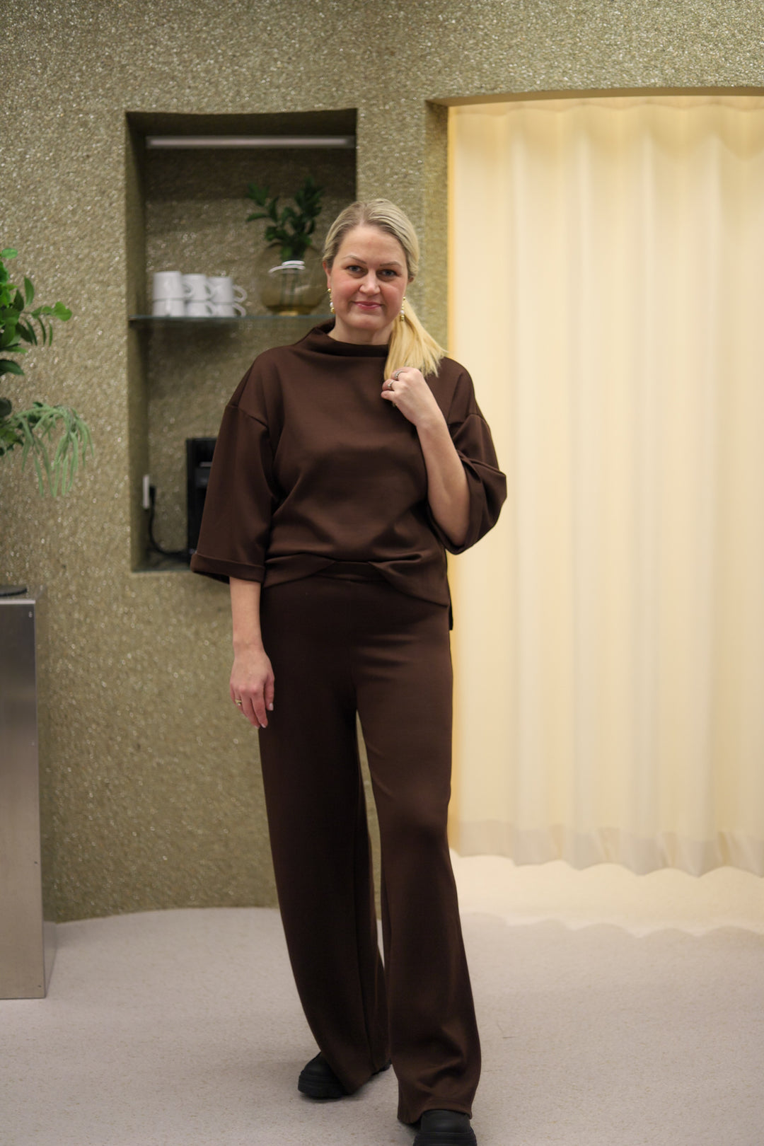 Elle Pant Cocoa Brown