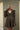 Crinkled Taffeta Check Mini Dress Tobacco Brown