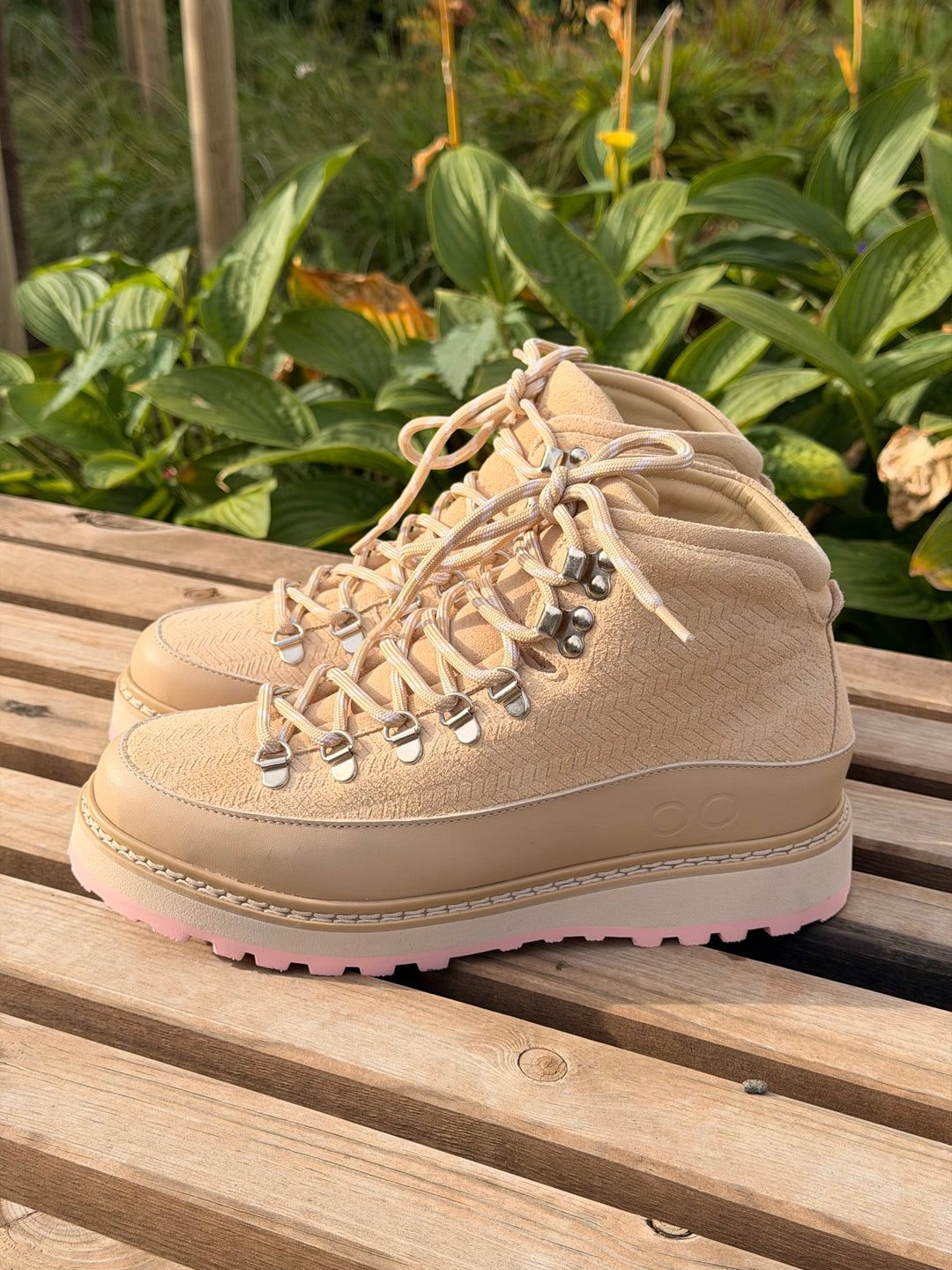 Core Cap Braided Sand/Pink