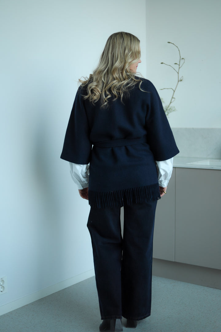 Akila Lambswool Jacket Navy