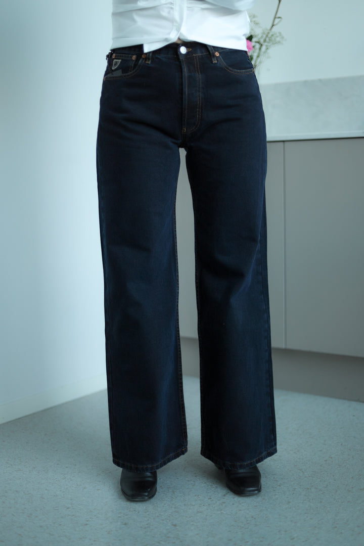 Lindsay Palazzo Blue Black Stone