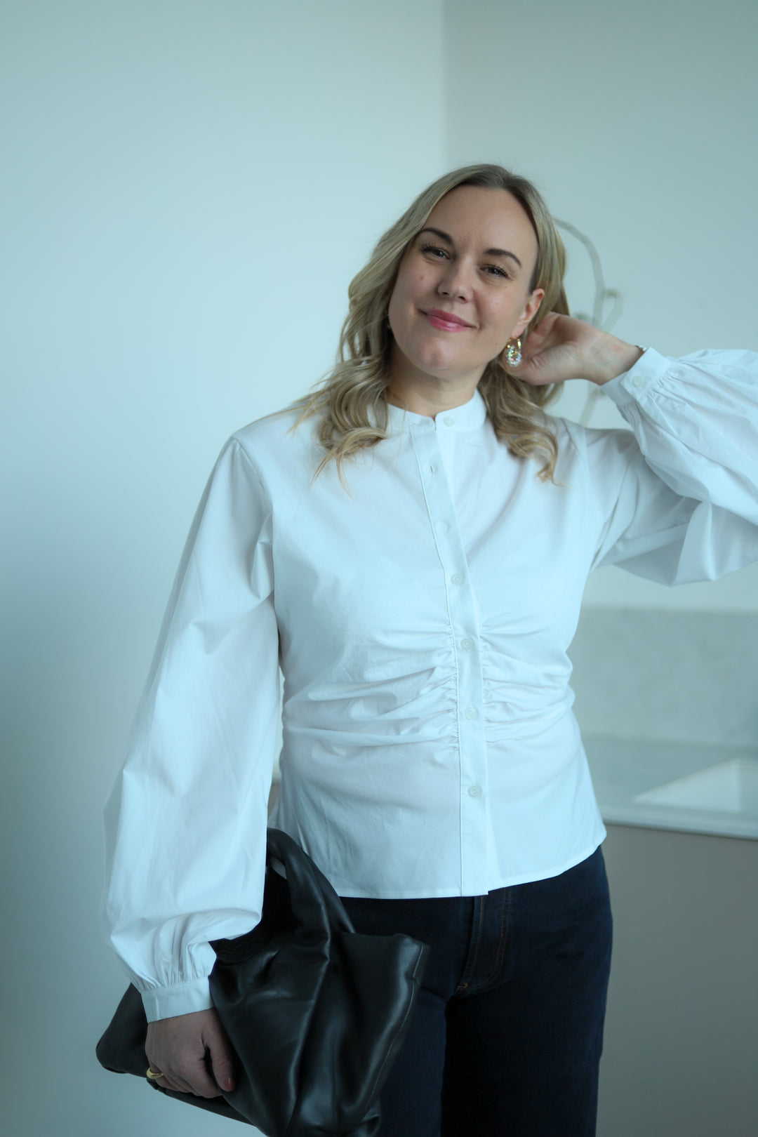 Velora Poplin Shirt White