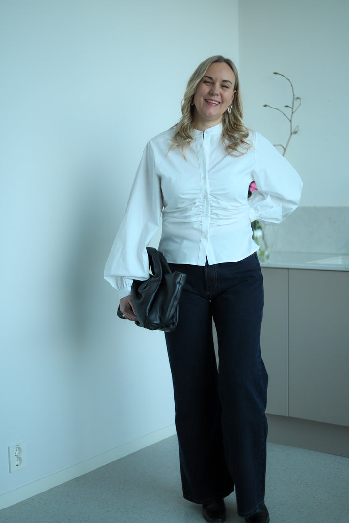 Velora Poplin Shirt White