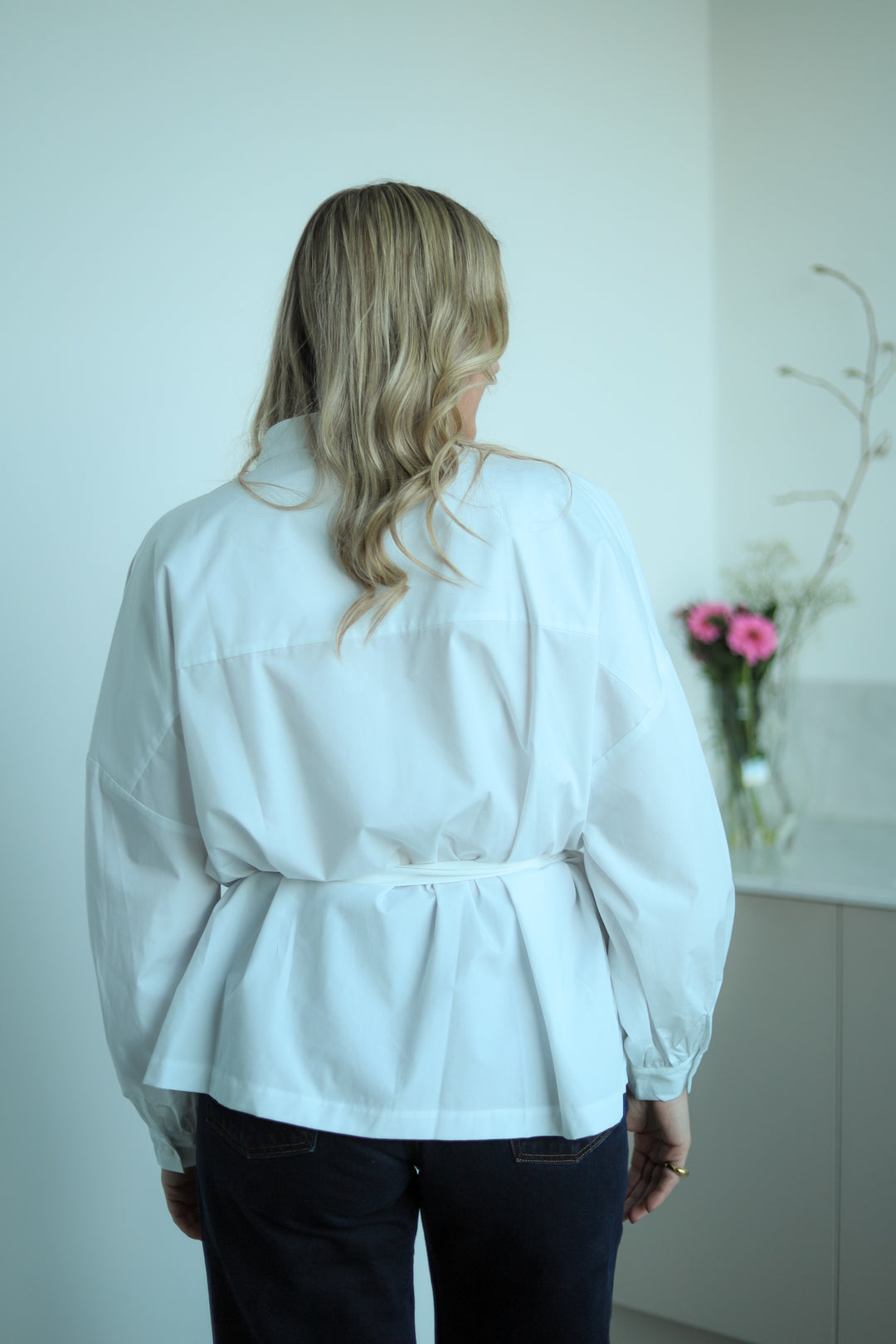 Paloma Poplin Shirt White