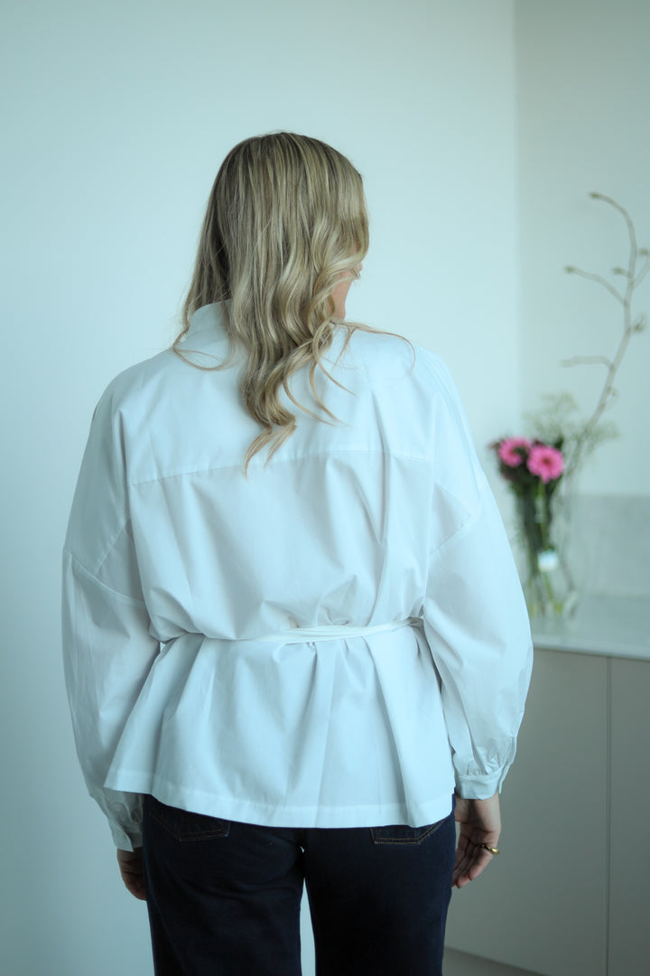 Paloma Poplin Shirt White