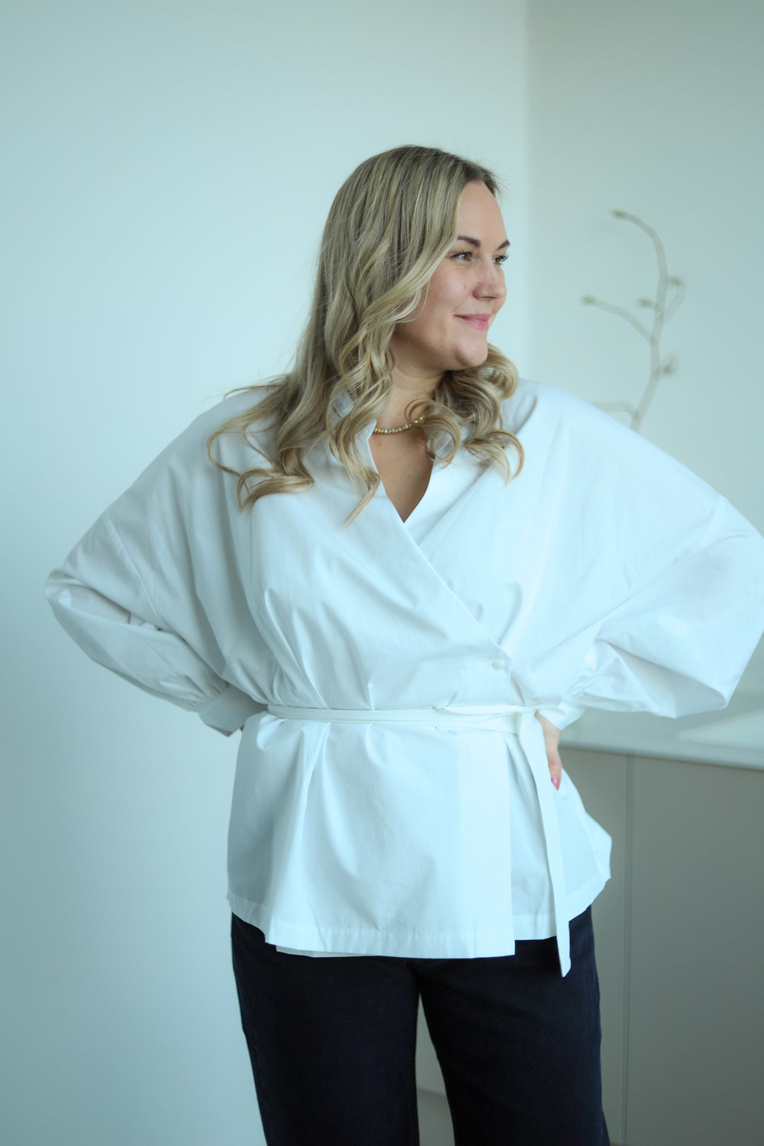 Paloma Poplin Shirt White