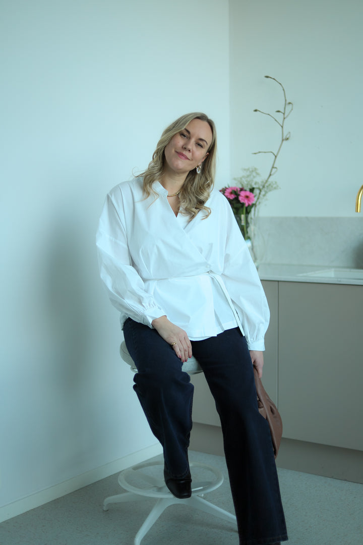 Paloma Poplin Shirt White