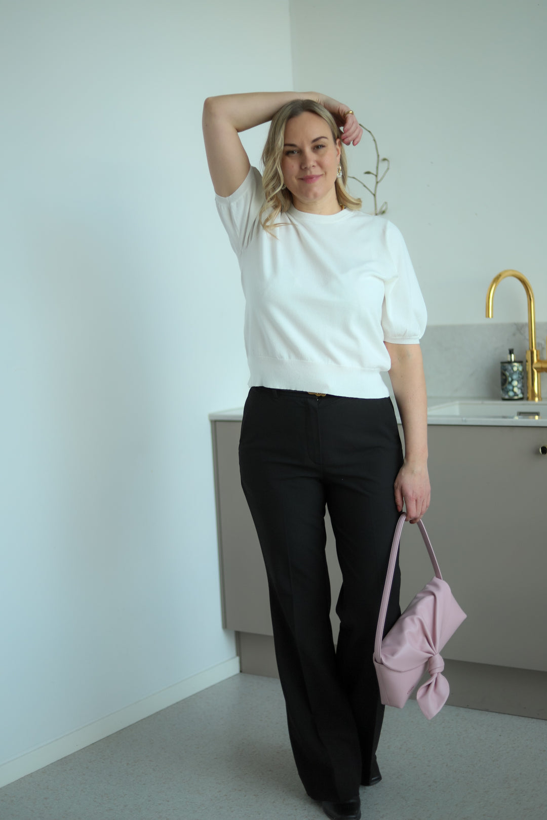 Sefika Rachelle 2/4 Pullover Egret