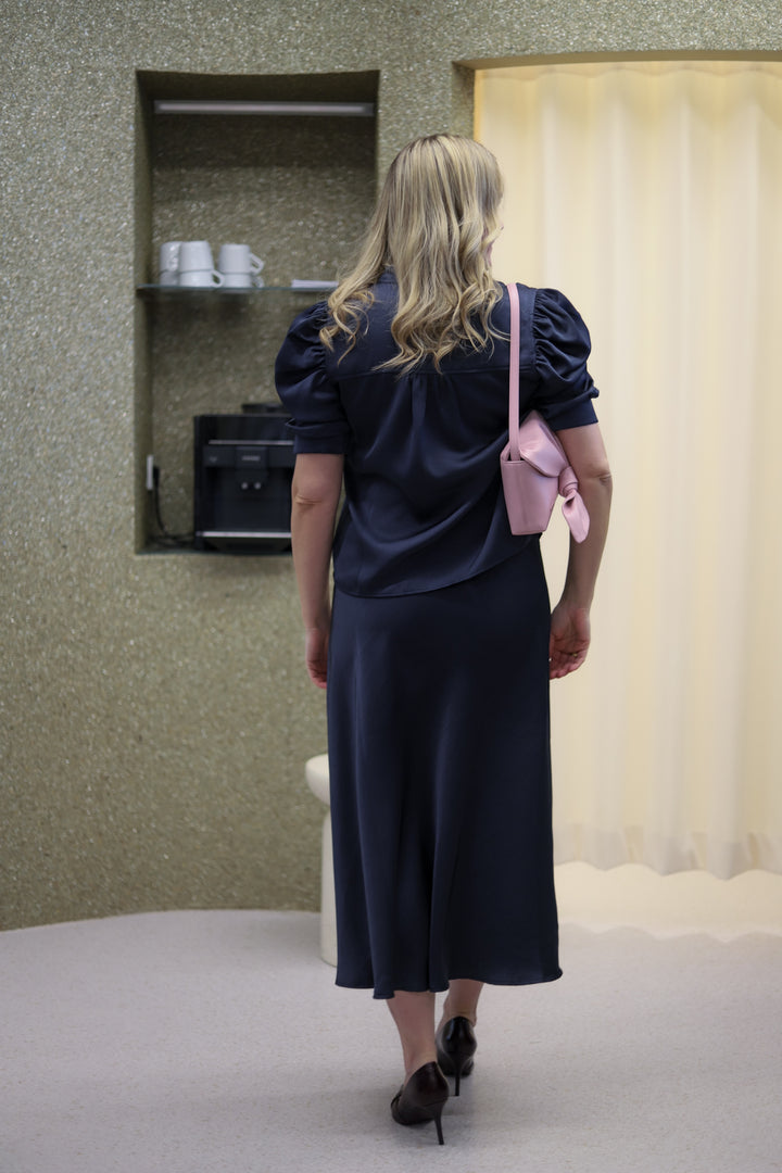 Bovary Skirt Midnight Blue