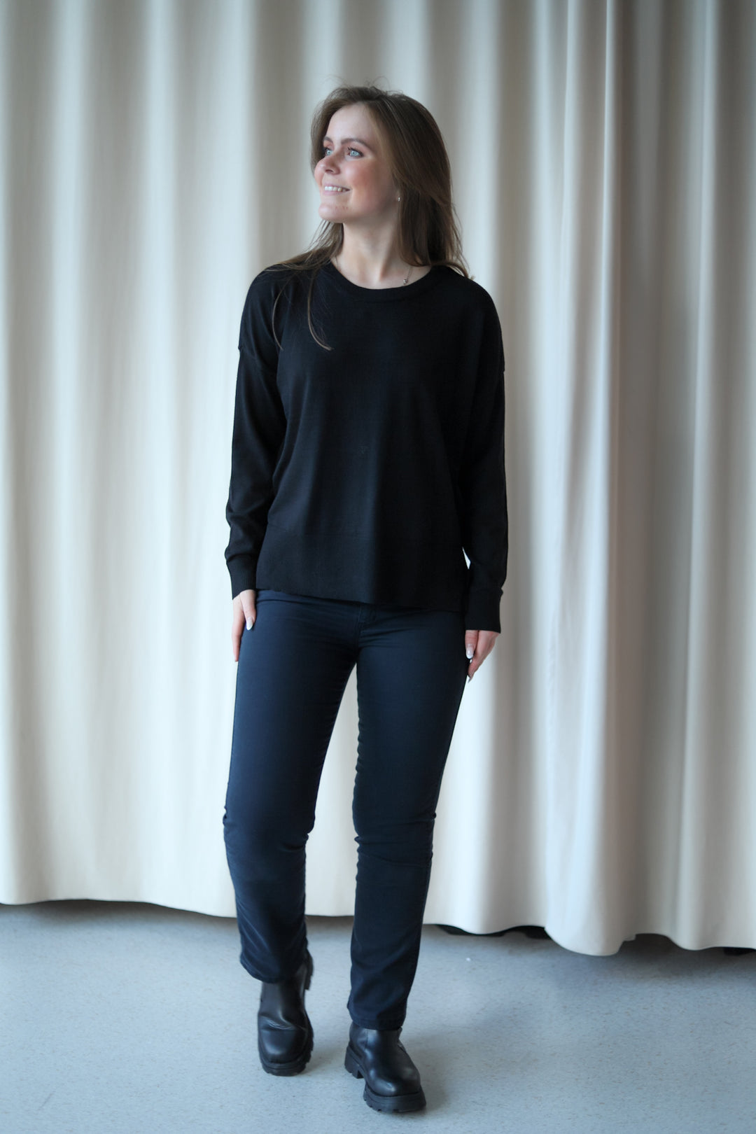 Malena F Comfort Lea Navy