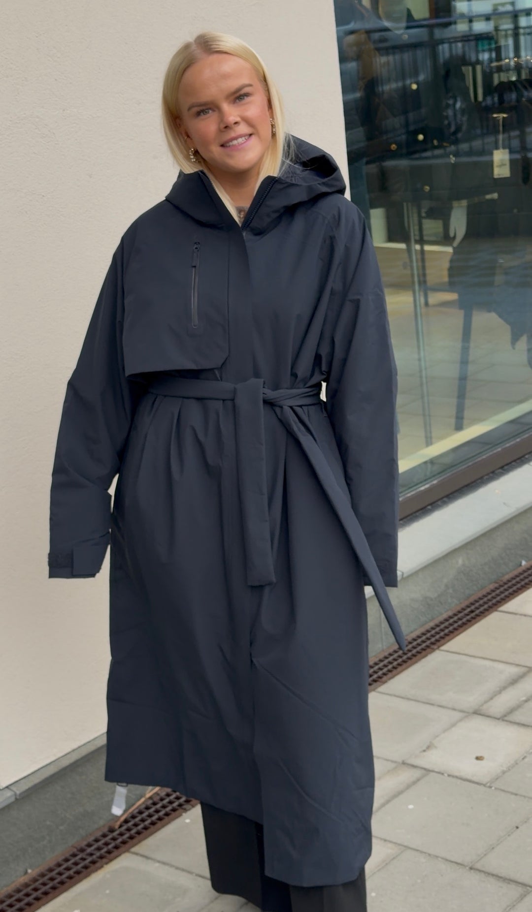 Åse Insulated Coat Deep Sea
