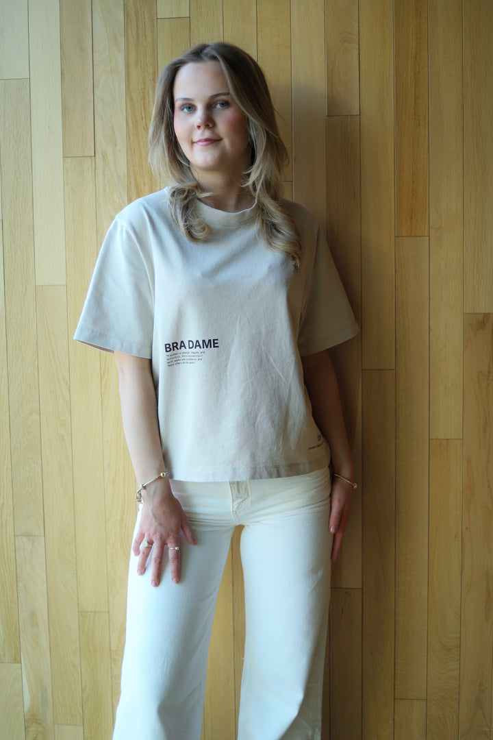 Bra Dame Tee Warm White