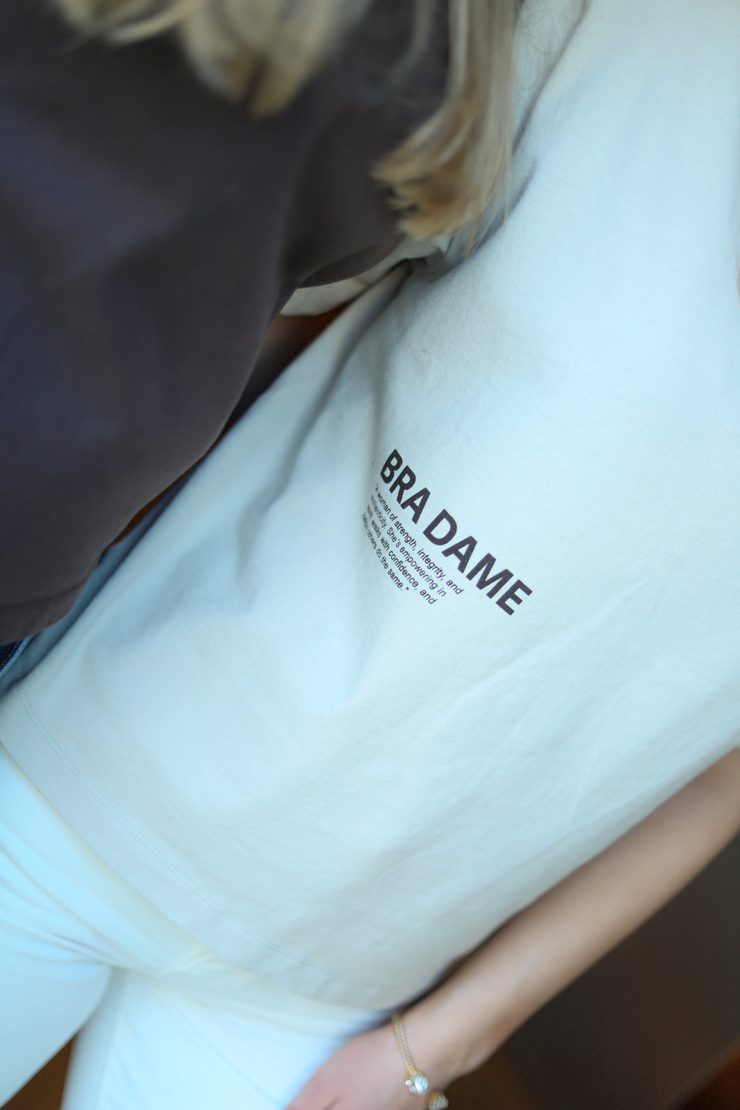 Bra Dame Tee Warm White