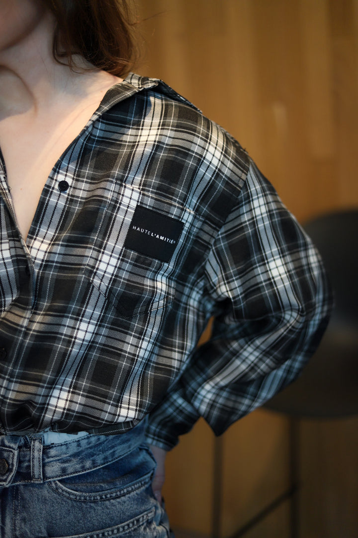 Haute Check Shirt Grey Check