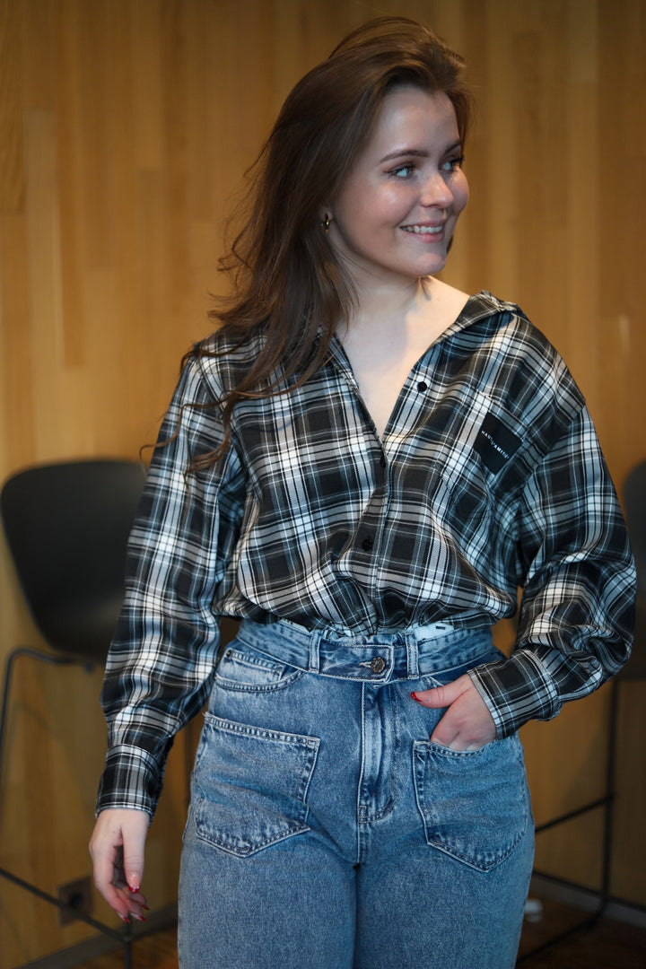 Haute Check Shirt Grey Check