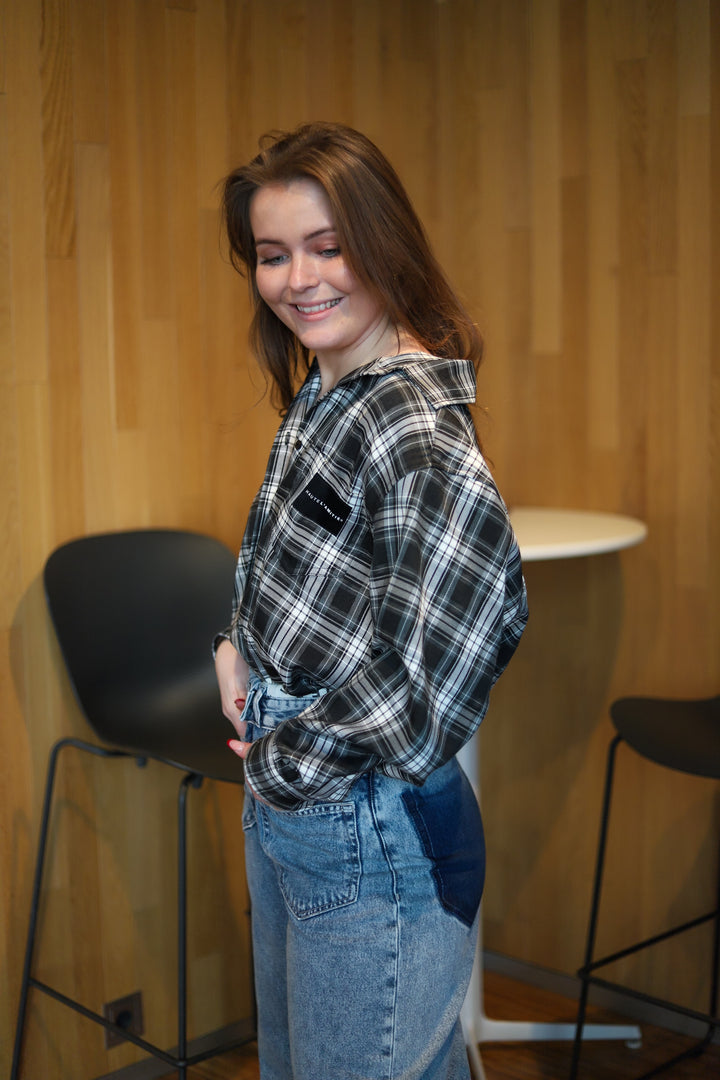 Haute Check Shirt Grey Check