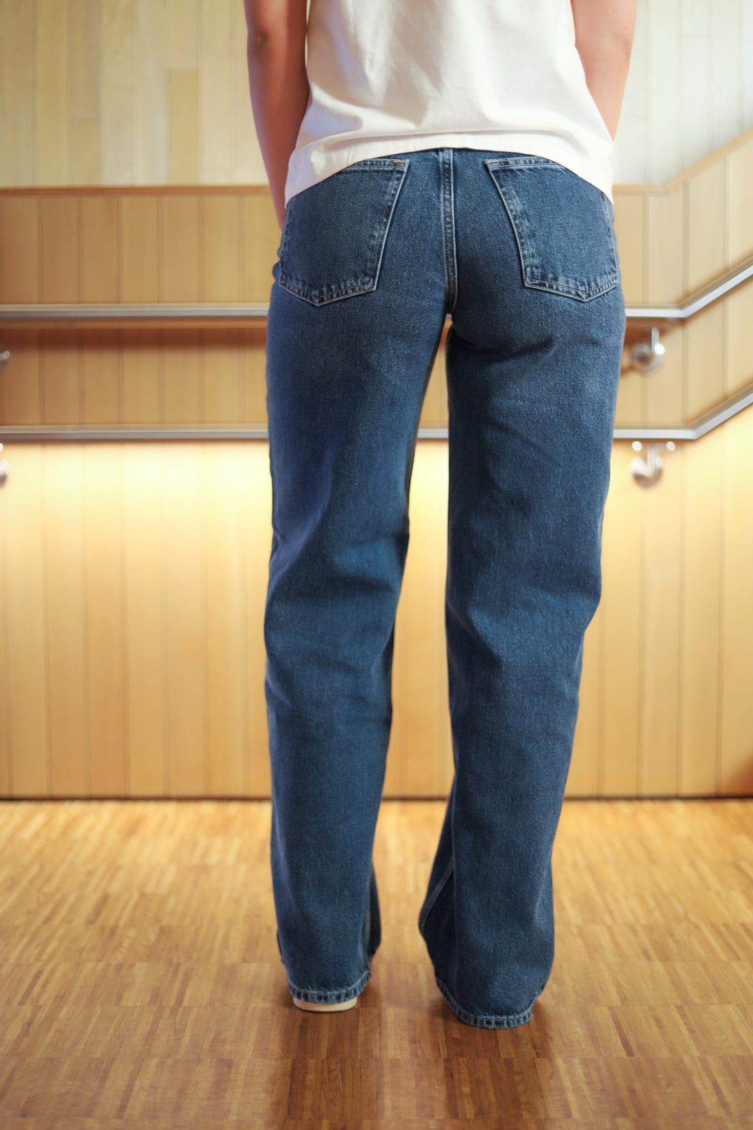 W Wide Jeans Blue