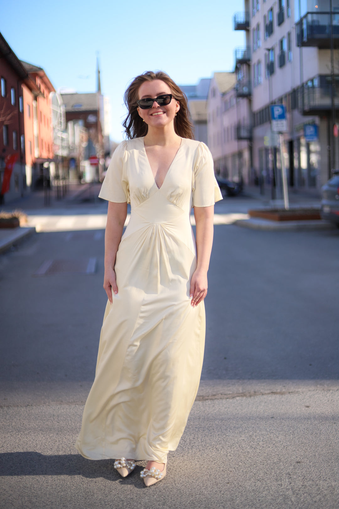 Bari Dress Vanilla Yellow