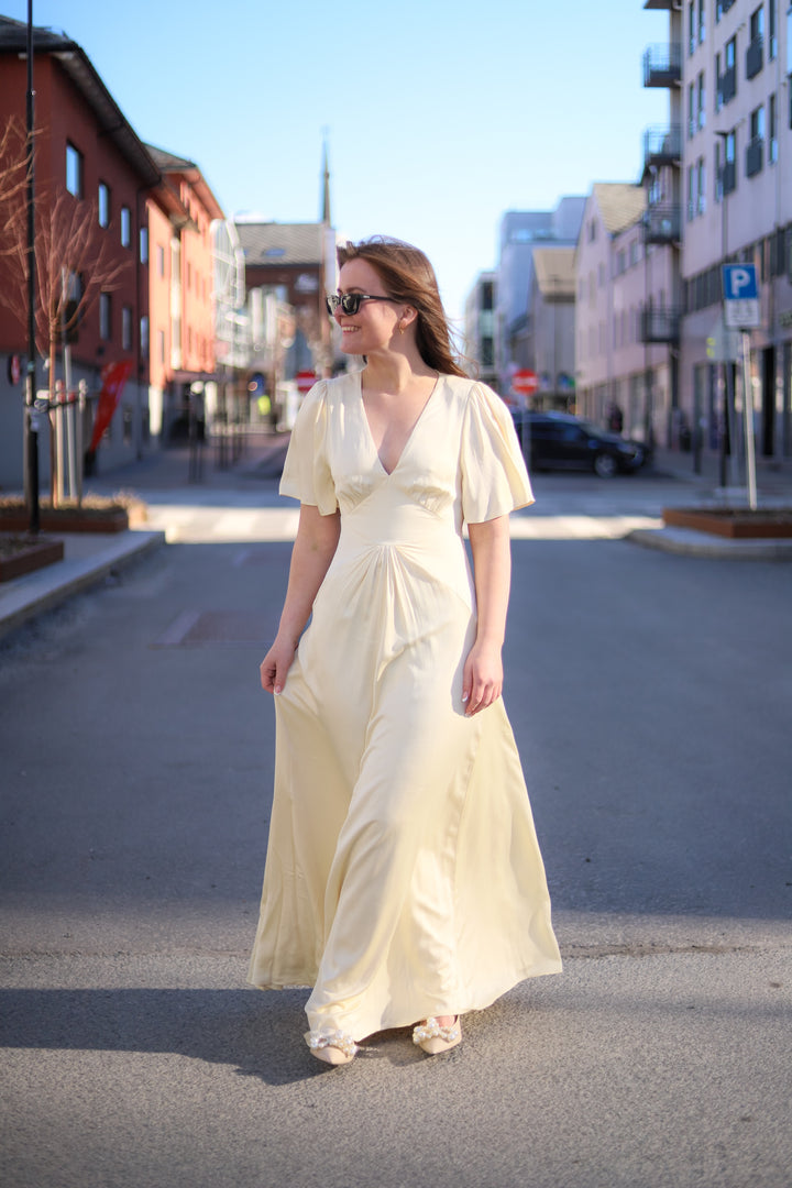 Bari Dress Vanilla Yellow