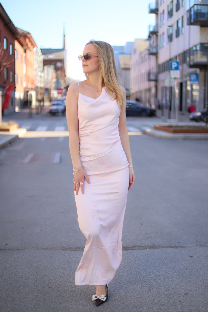 Almeria Maxi Dress Pastel Pink