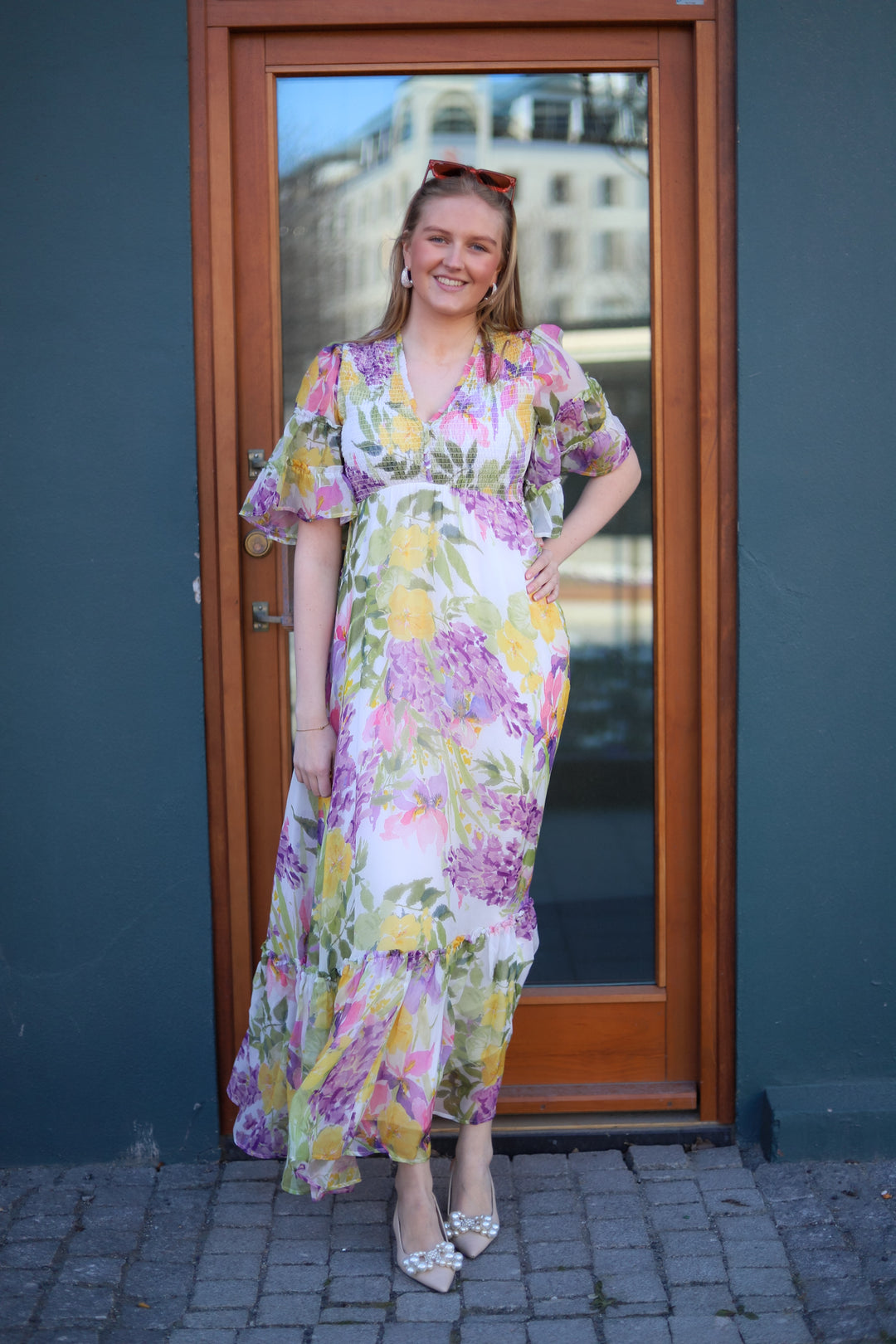 Organza Smocking Dress Springfield