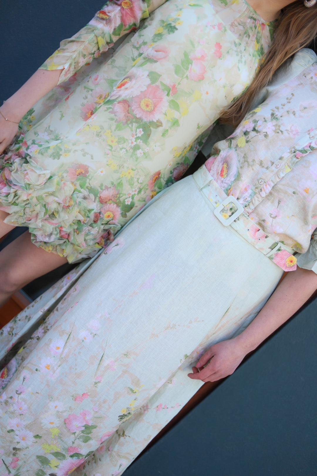 Organza Frilly Dress Watercolour Dreams