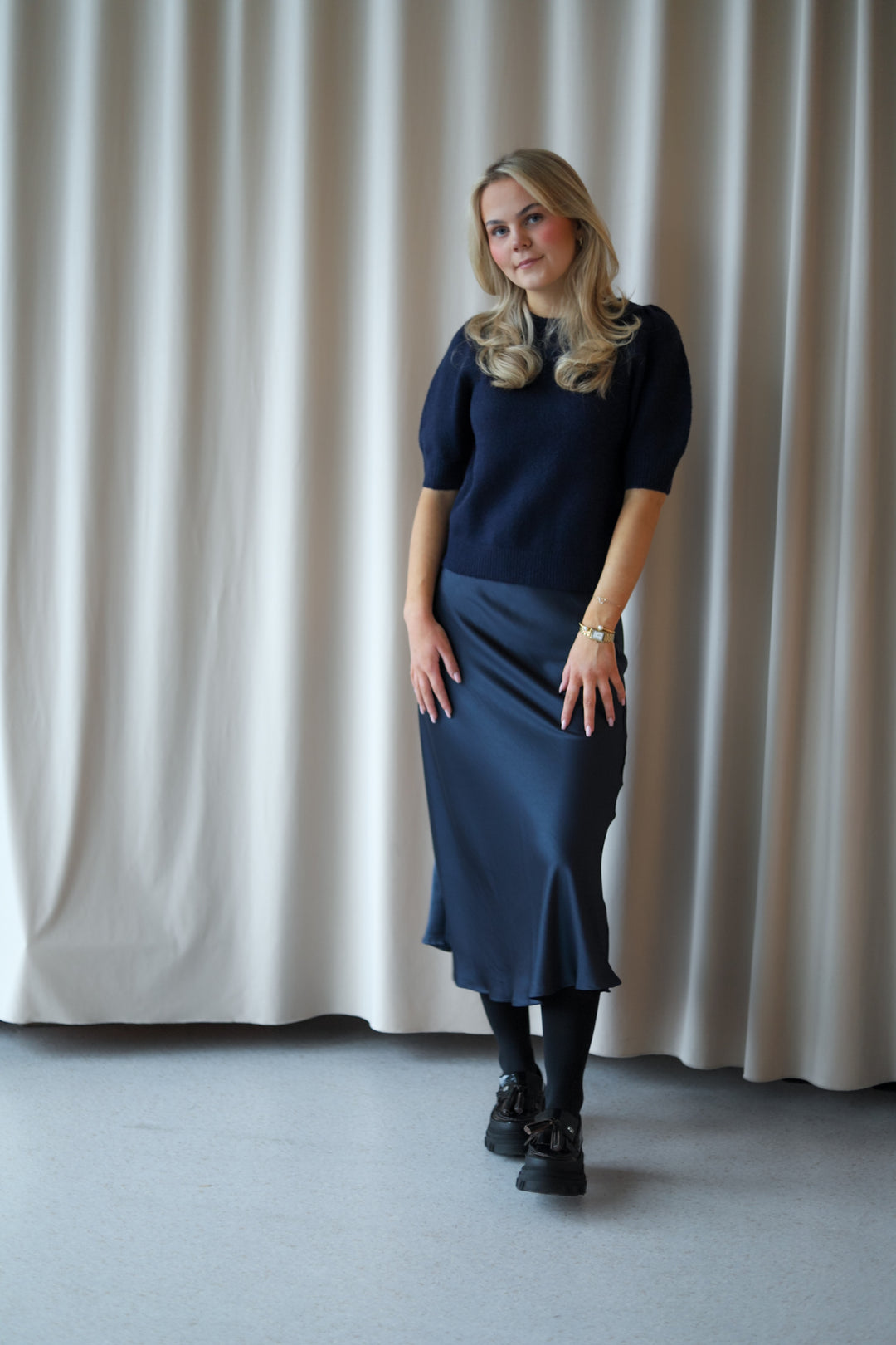 Bovary Skirt Midnight Blue