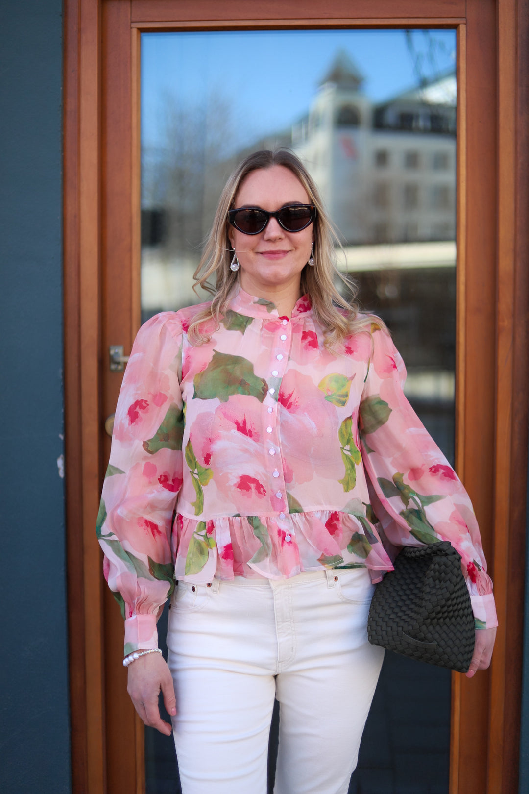 Organza Shirt Rosette