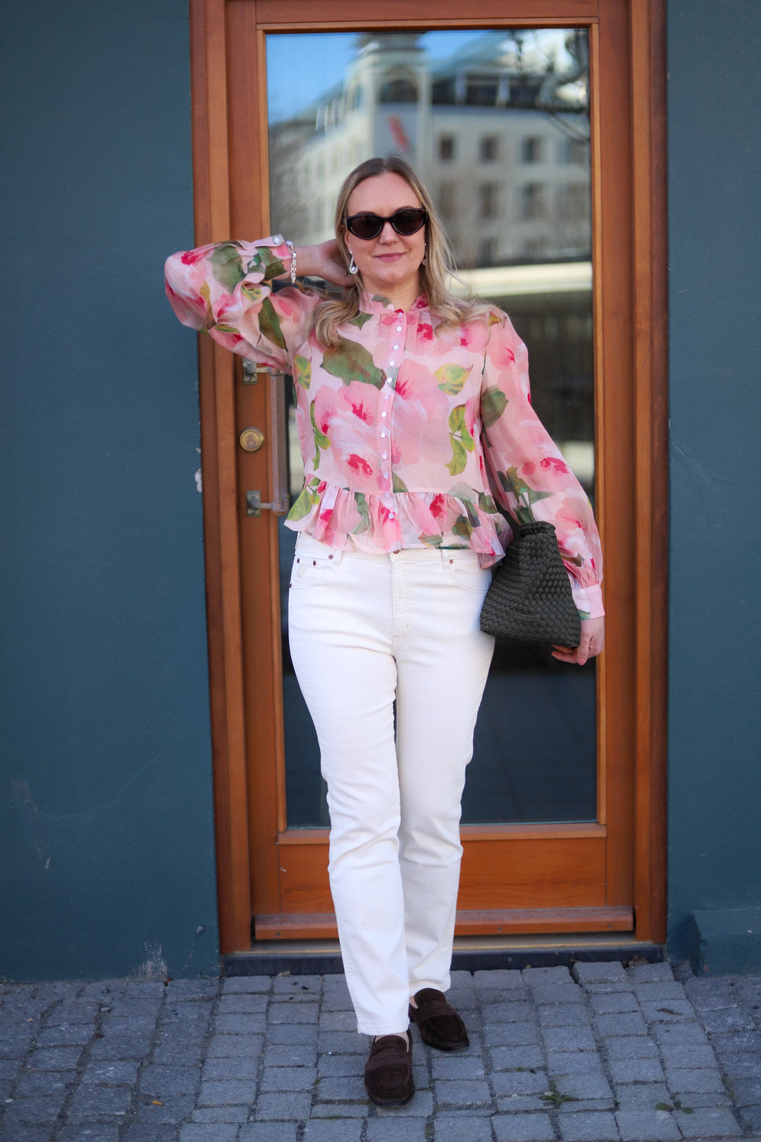 Organza Shirt Rosette