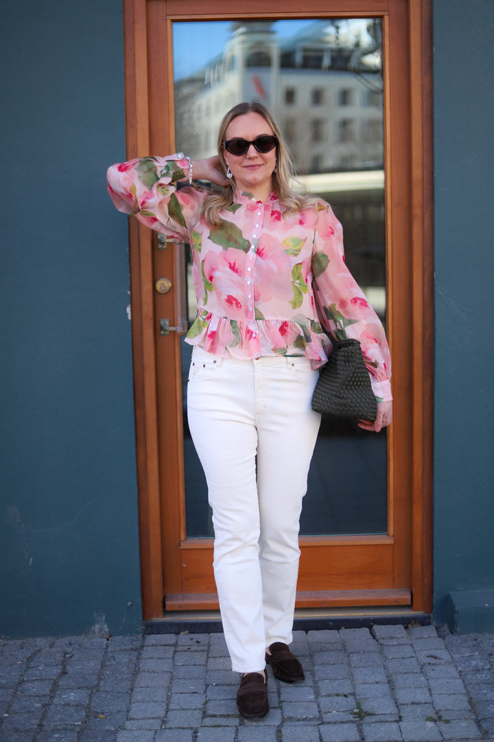 Organza Shirt Rosette