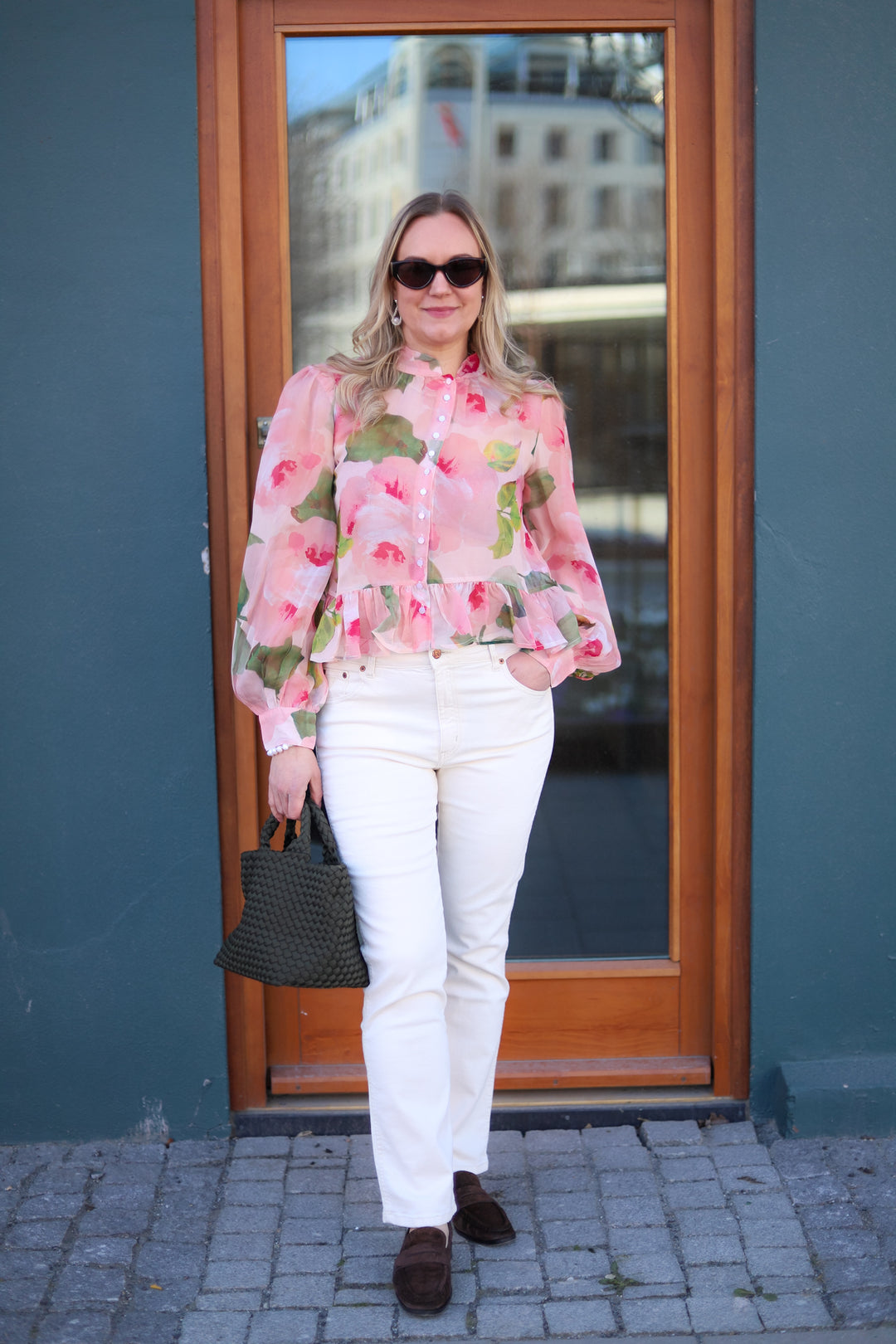 Organza Shirt Rosette