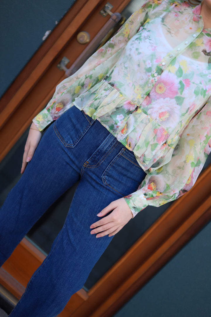 Organza Shirt Watercolour Dreams