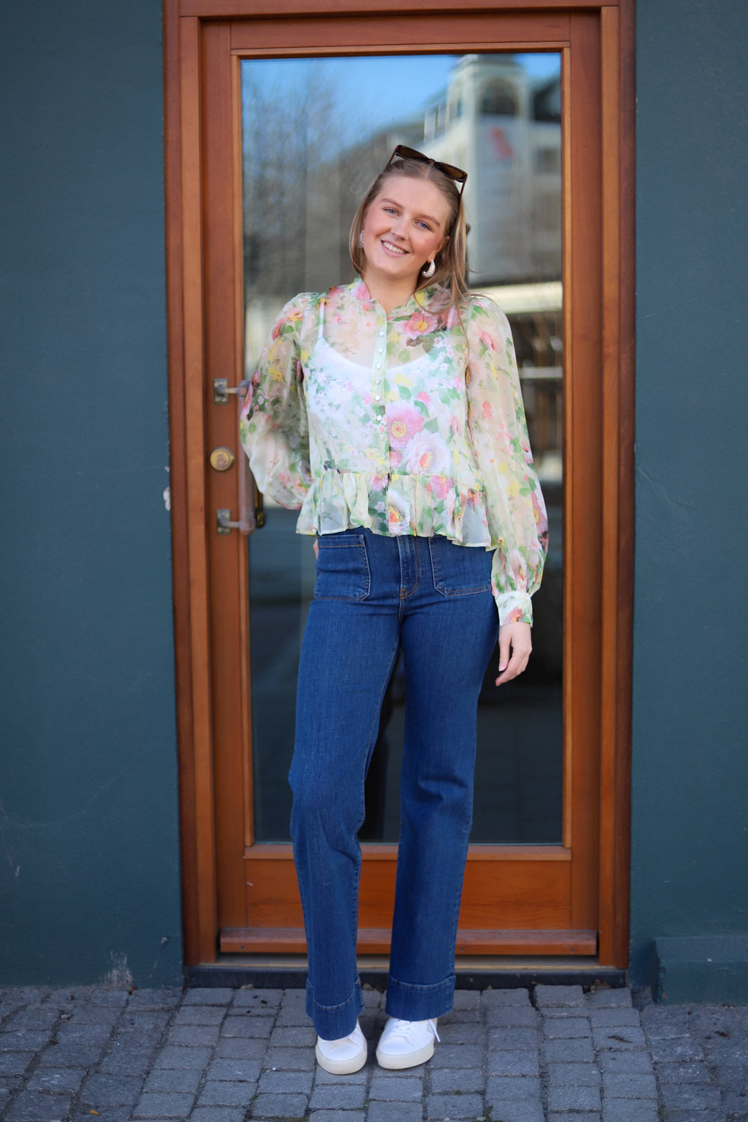 Organza Shirt Watercolour Dreams