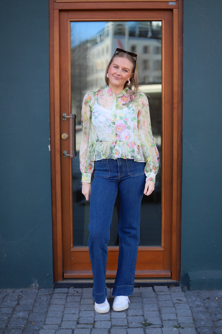 Organza Shirt Watercolour Dreams