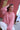 Boxy Mohair V-Neck Sweater Pink Mix
