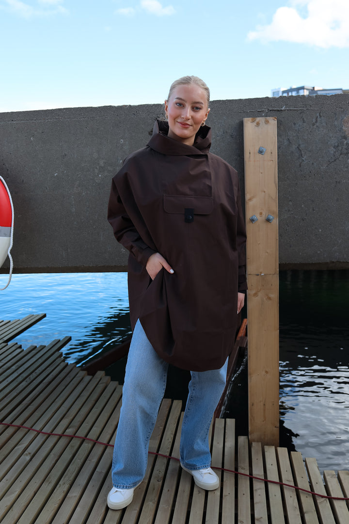 Bergen Poncho Java FORHÅNDSSALG - KOMMER PÅ LAGER ONSDAG 19/8