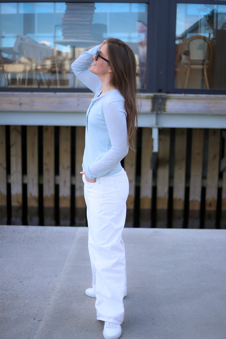 Cove Pointelle Light Blue