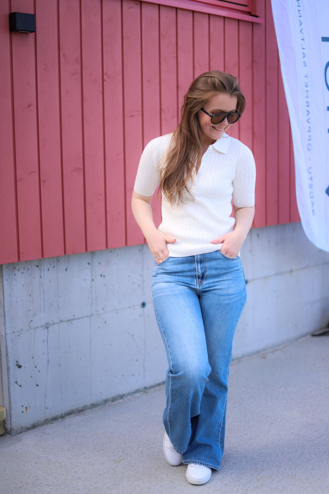 Azur Cable Sweater Offwhite