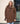 Bergen Poncho Brownstone