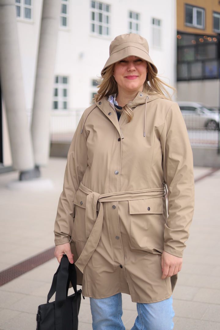 Curve Long Jacket W3 Beige