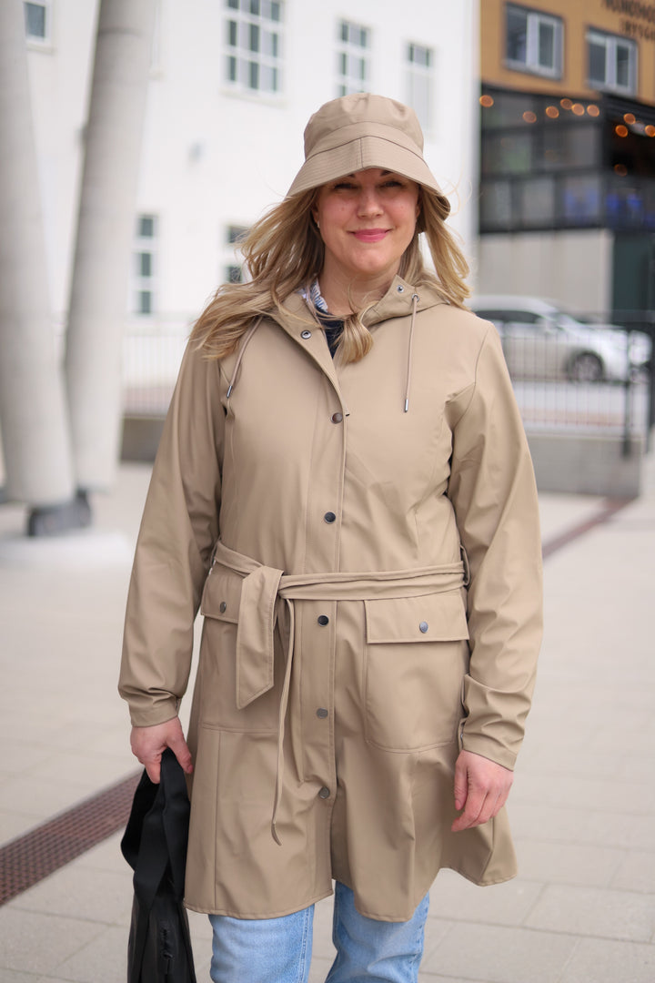 Curve Long Jacket W3 Beige