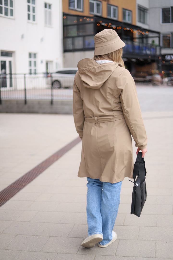 Curve Long Jacket W3 Beige