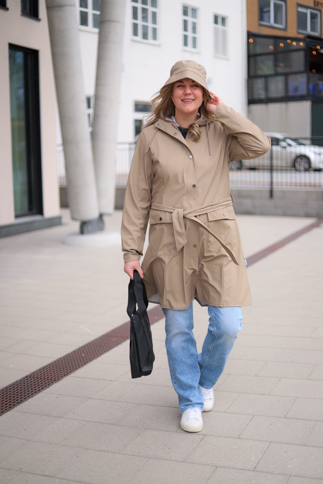 Curve Long Jacket W3 Beige