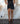Short Suiting Skirt Black Pinstripe