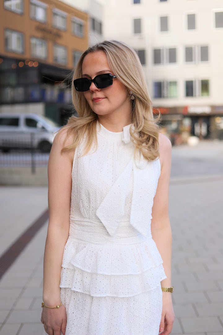 Ansol Emb Top Off White