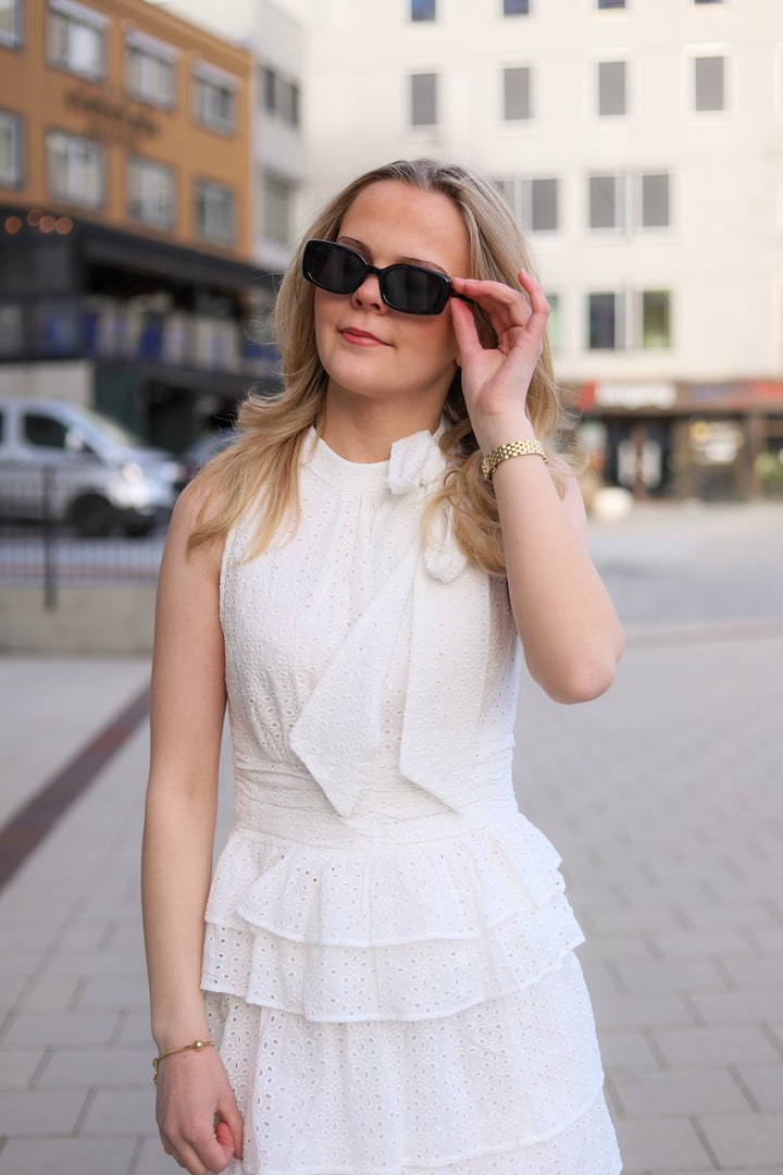 Ansol Emb Top Off White