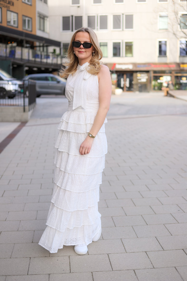 Ansol Emb Top Off White