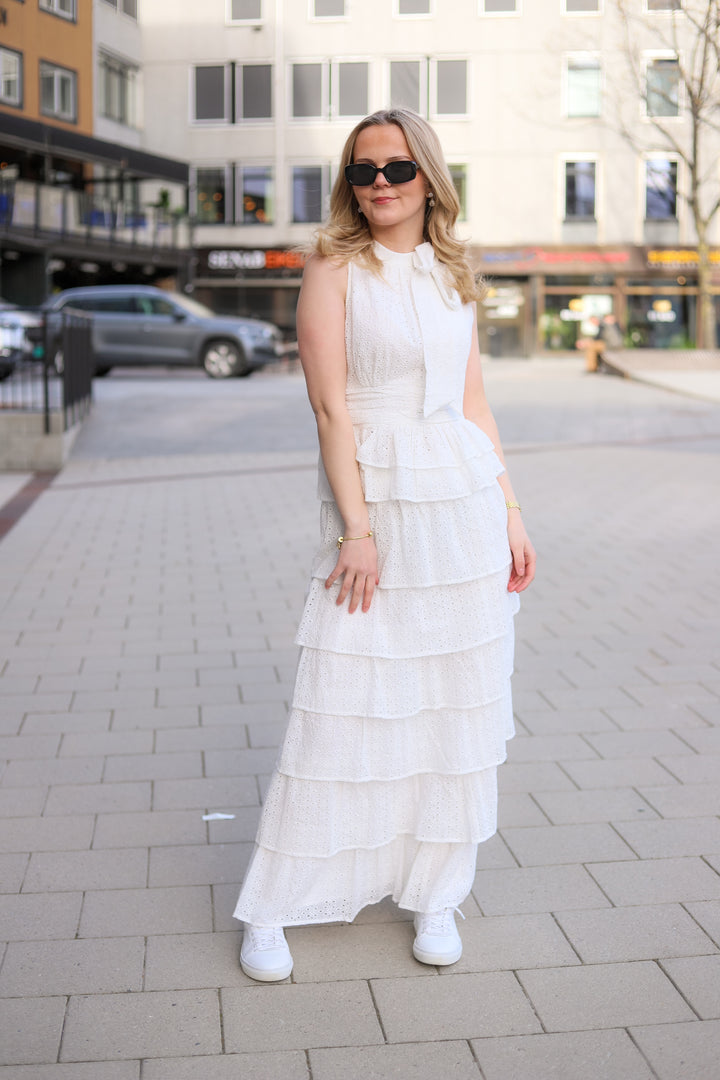 Ansol Emb Top Off White