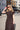 Vinsa S Voile Top Dark Brown